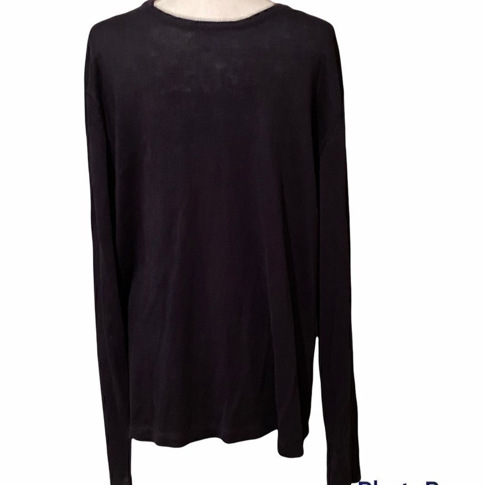Banana Republic Navy 100% Linen LongSleeve Shirt Size XL